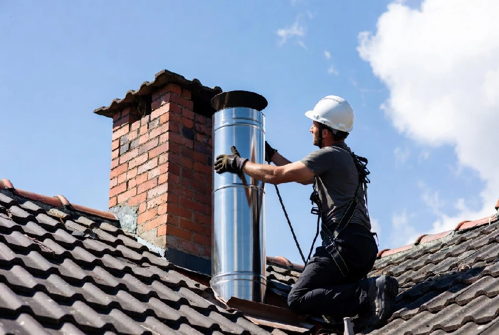 chimney repair fair haven nj chimneyguardsnj team working
