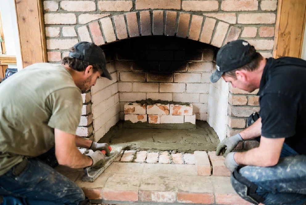 chimney repair little silver nj chimneyguardsnj workers team